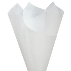 Non Woven Wrap - 30gsm - 50cm x 70cm x 50sheets / White -1