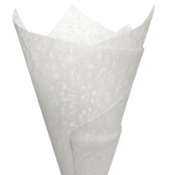 Non Woven Textured Material Wrap - 50cm x 70cm x 50sheets / White -1