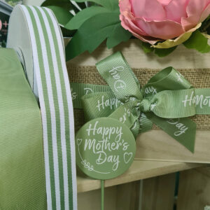 Happy Mother's Day Wooden Pick (Pack of 10pcs) / Sage -2