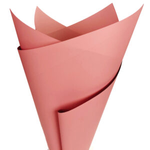 Premium Matte Poly Wrap - 65mic - 50cm x 70cm x 100sheets / Dusty Rose -1