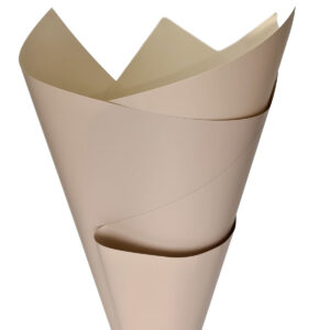 Premium Matte Poly Wrap - 65mic - 50cm x 70cm x 100sheets / Nude -1