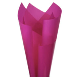 Solid Colour Cello Wrap - 37mic - 50cm x 70cm x 100sheets / Cerise