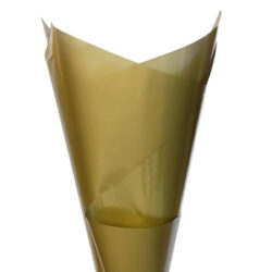 Solid Colour Cello Wrap - 37mic - 50cm x 70cm x 100sheets / Gold