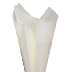 Solid Colour Cello Wrap - 37mic - 50cm x 70cm x 100sheets / White