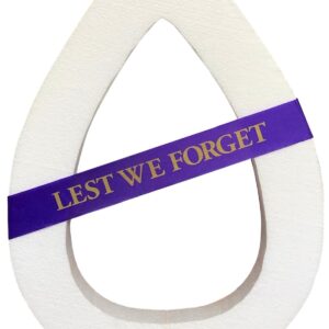 Foam Laurel Wreath - 53cmL x 37.5cmW -1