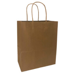XL Kraft Paper Bags w/Gusset, 42cm x 31cm x 12cm, Pack of 12