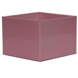 Medium Flower Box - Gloss - 17cm x 17cm x 12cmH / Light Pink