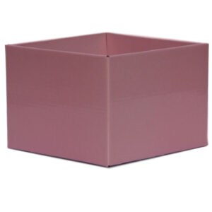 Medium Flower Box - Gloss - 17cm x 17cm x 12cmH / Light Pink