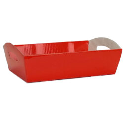 Small Hamper Tray - 205mm x 135mm x 75mmH / Red