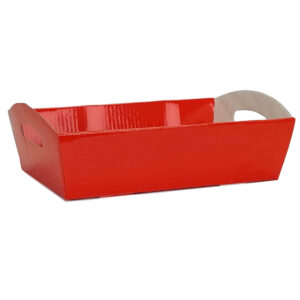 Small Hamper Tray - 205mm x 135mm x 75mmH / Red