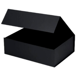 Magnetic Close Box 330mmx235mmx95mm, collapsible / Matte Black