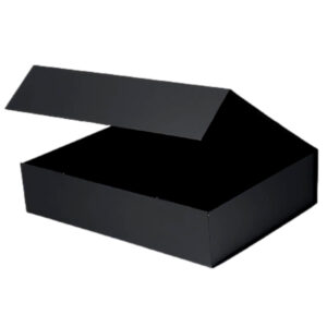 Magnetic Close Box 395mmx300mmx95mm, collapsible / Matte Black