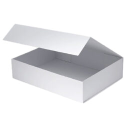 Magnetic Close Box 395mmx300mmx95mm, collapsible / Matte White