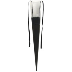 PVC/Ribbed Cardboard Rose Holder x 12pk - 60cmL / Black