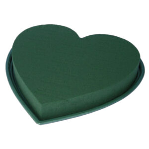 Oasis Naylor Base Solid Heart x pk 2pcs - 27 x 26 x 4cm