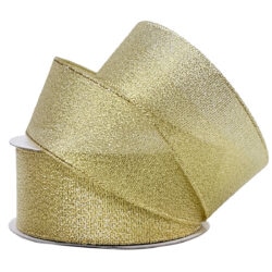 Metallic Ribbon -  38mm x 25m / Gold