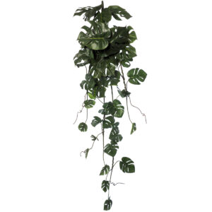 Artificial Split Philo Hanging Bush - 133cmL / Green