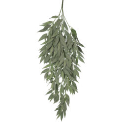 Artificial Hanging Gum Leaves - 109cmL / Soft Green