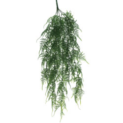Artificial Hanging Fern Bush - 77cmL / Green