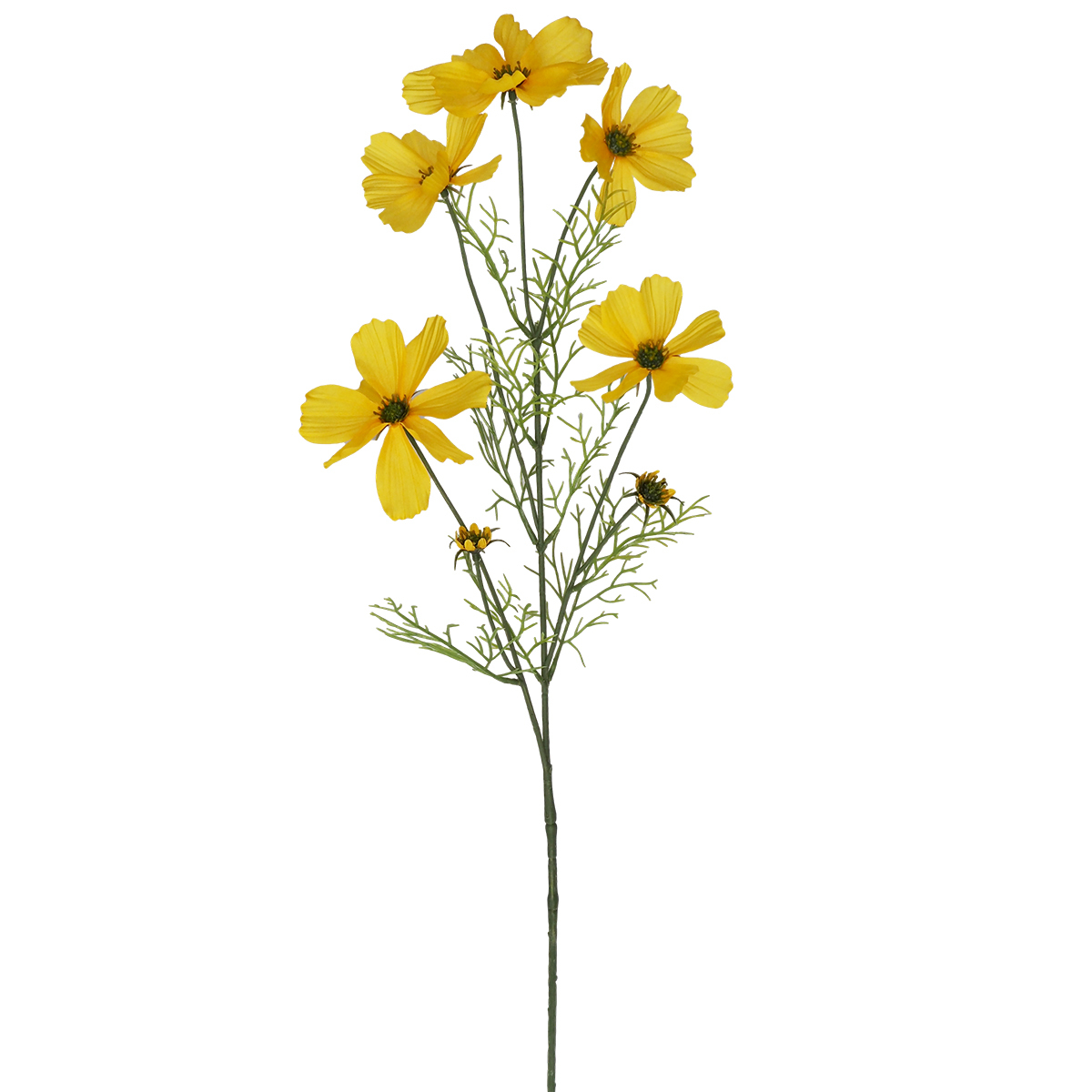 Artificial Cosmos Spray - 75cmL / Yellow