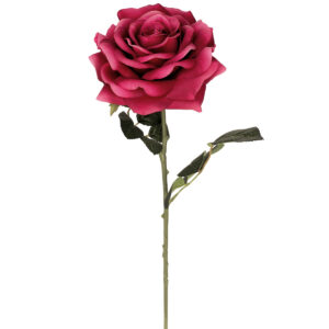 Florence Artificial Rose - 56cmL / Crimson