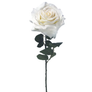 Florence Artificial Rose - 56cmL / White