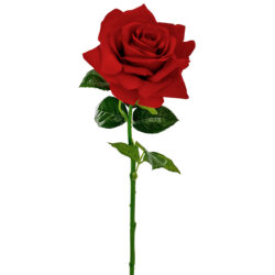 Emma Real Touch Rose - 70cmL / Red