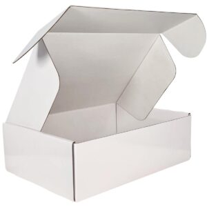 Lg Folding Hamper Box 32cmW x 22cm x 10cmH / White