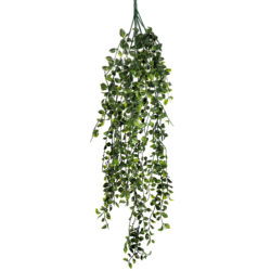 Artificial Chain of Hearts Hanging Greenery - 80cmL / Green -1