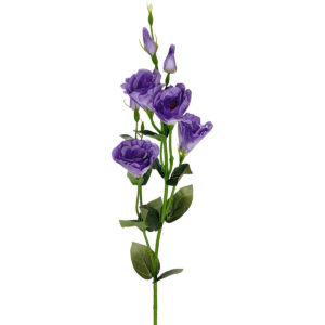 Artificial Lisianthus Spray - 75cmL / Purple -1