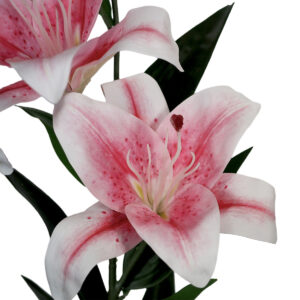 Tiger Lily Spray - 88cmL / Pink close -1