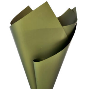 Premium Matte Poly - 65mic 50cmx70cm x 100 sheets / Moss Green -1