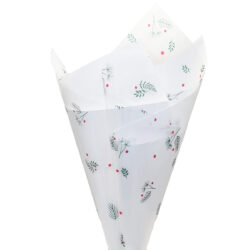 Christmas Branch & Berry Poly - 37mic - 50cm x 70cm x 100 sheets