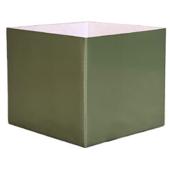 Small Flower Box - Gloss - 13cm x 13cm x 11.5cmH / Fern -1