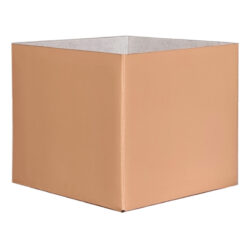 Small Flower Box - Gloss - 13cm x 13cm x 11.5cmH / Peach -1