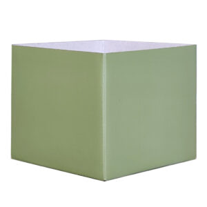 Small Flower Box - Gloss - 13cm x 13cm x 11.5cmH / Sage -1