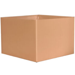 Medium Flower Box - Gloss - 17cm x 17cm x 12cmH / Peach -1