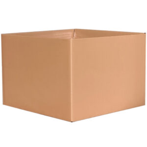 Medium Flower Box - Gloss - 17cm x 17cm x 12cmH / Peach -1