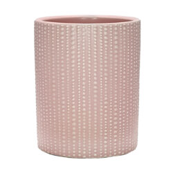 Waterfall Ceramic Pot 9cmD x 11cmH / Light Pink