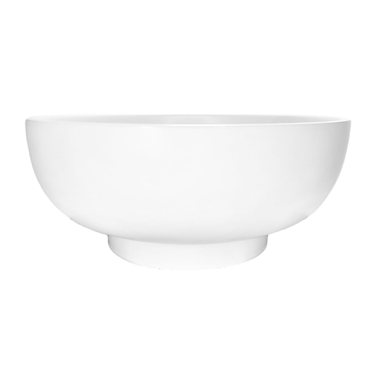 Medium Tranquil Ceramic Pot 20.5cmD x 8.5cmH / White