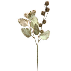 Metallic Christmas Eucalyptus Spray