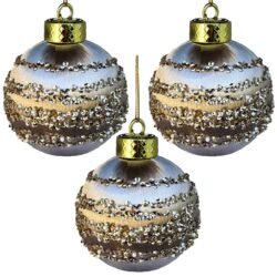 Christmas Champaign Satin Bauble
