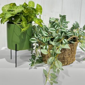 floral craft pots baskets ceramic planter pots