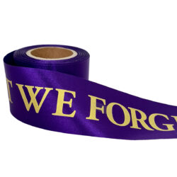 Lest We Forget Ribbon - 50mm x 15m Roll