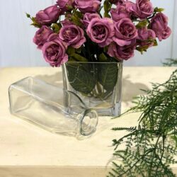 Glass Square Shape Vases