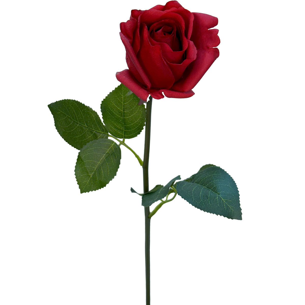 Artificial Real Touch Rose Red