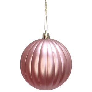 christmas bauble rose gold