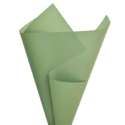 Premium Matte Poly Cello Wrap - 65mic 50cmx70cm x 100 sheets / Sage