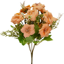 Rosetta Flower Bush - 28cmL / Peach