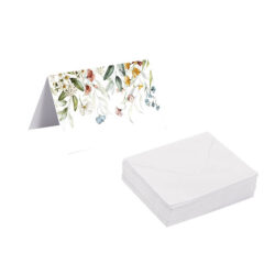 Spring Folded Card/Env x 25